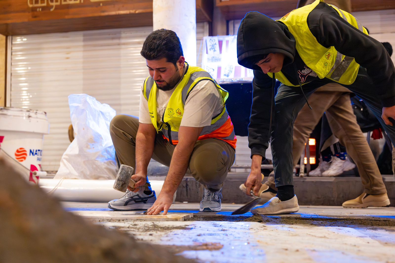 نبض بغداد تقود إعادة صيانة شارع المتنبي للحفاظ على هوية بغداد الثقافية